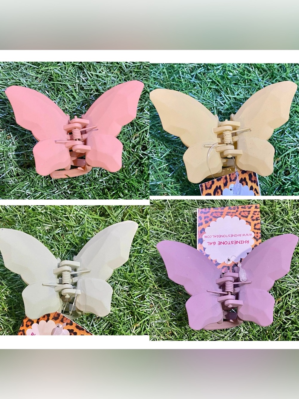 BRAND NEW WITH TAGS Matte Butterfly Hair Claw Clip